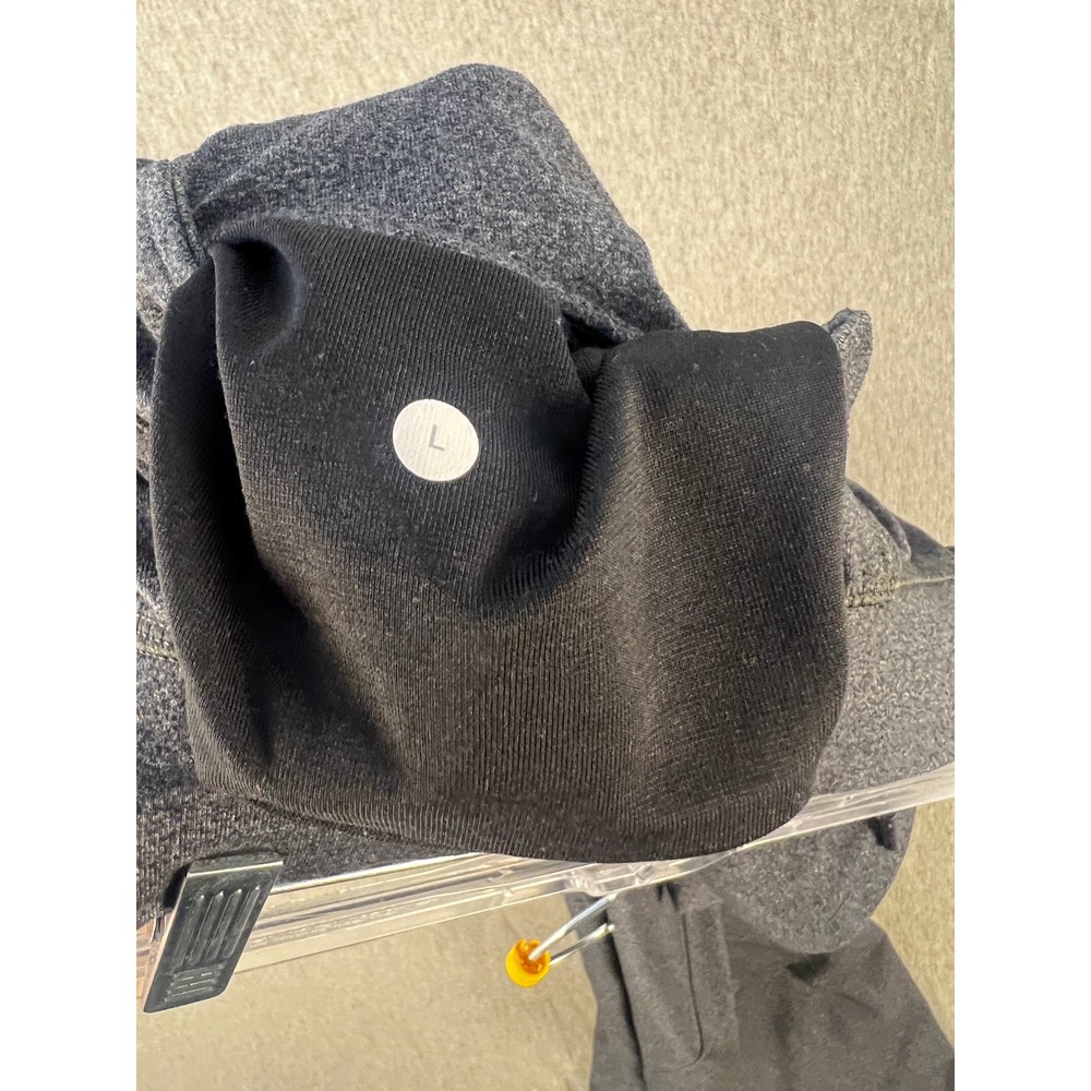 Lululemon ABC Straight Leg Pants Mens Large Charcoal Heather Grey Drawstring - Picture 3 of 6
